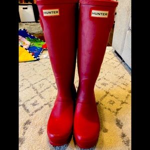 Hunter rain boots